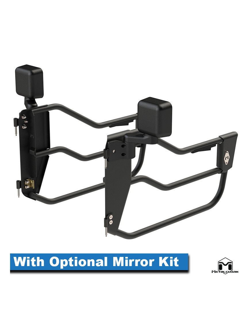 Aluminiowe drzwi rurowe Open Frame, para, TJ/LJ Wrangler