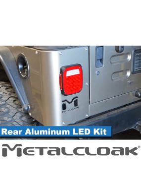 Lampy tylne LED niskoprofilowe, aluminium frezowane, Jeep CJ/YJ/TJ/LJ