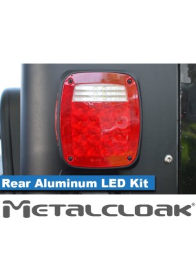 Lampy tylne LED niskoprofilowe, aluminium frezowane, Jeep CJ/YJ/TJ/LJ