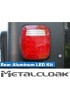 Lampy tylne LED niskoprofilowe, aluminium frezowane, Jeep CJ/YJ/TJ/LJ