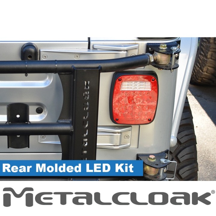 Lampy tylne LED niskoprofilowe, obudowa formowana, Jeep CJ/YJ/TJ/LJ METALCLOAK - ujęcie 5