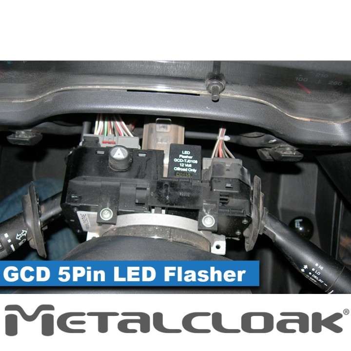 Przekaznik kierunkowskazow LED 5-pinowy GCD METALCLOAK - ujęcie 3