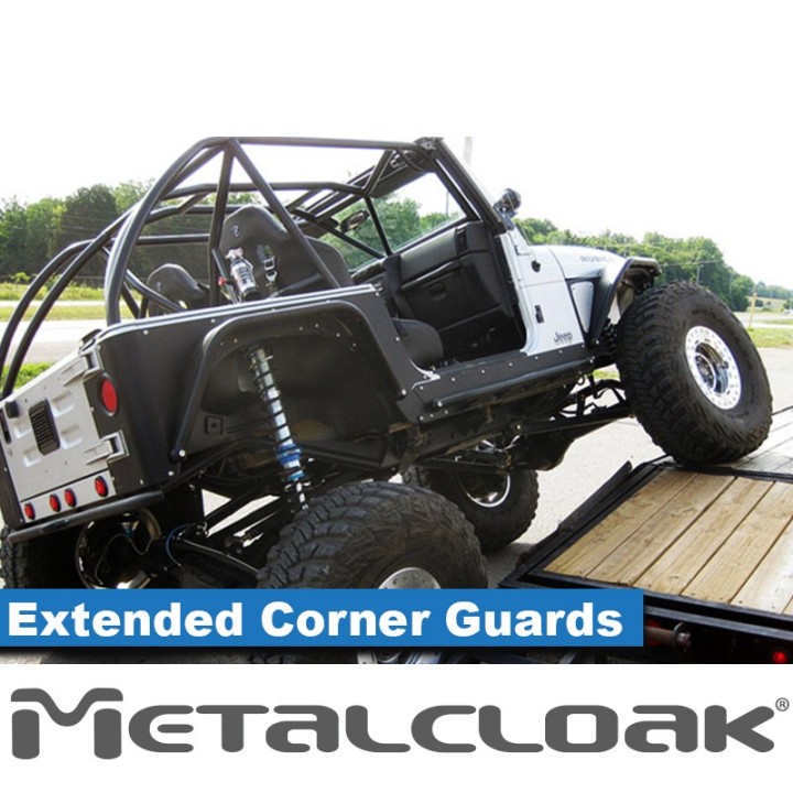 Przedluzone oslony naroznikow, para, TJ Wrangler METALCLOAK - ujęcie 3