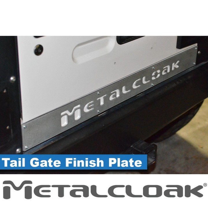 Plyta wykonczeniowa klapy tylnej, aluminium, TJ/LJ Wrangler METALCLOAK - ujęcie 3