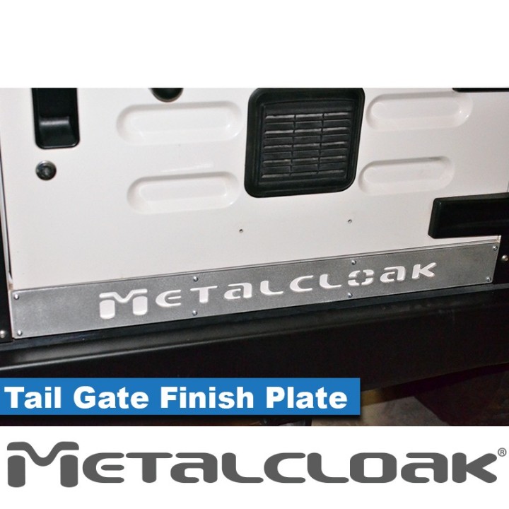 Plyta wykonczeniowa klapy tylnej, aluminium, TJ/LJ Wrangler METALCLOAK - ujęcie 4