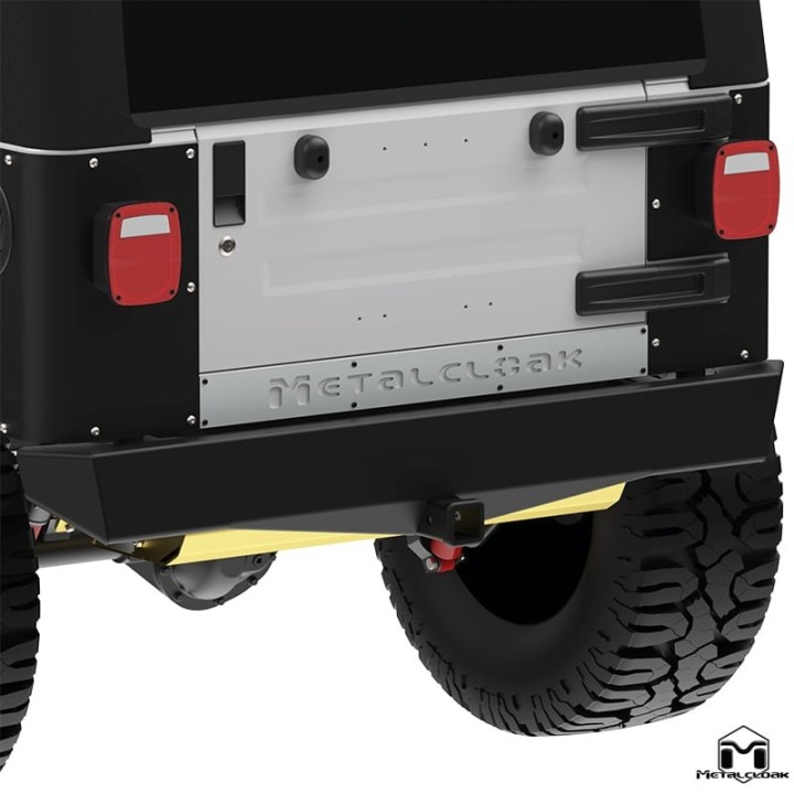 Plyta wykonczeniowa klapy tylnej, aluminium, TJ/LJ Wrangler METALCLOAK - ujęcie 5