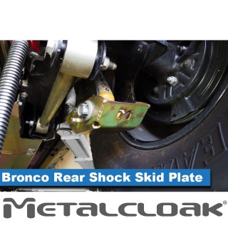 Oslony dolnych mocowan amortyzatorow tylnych, para, Ford Bronco 6G METALCLOAK - ujęcie 2
