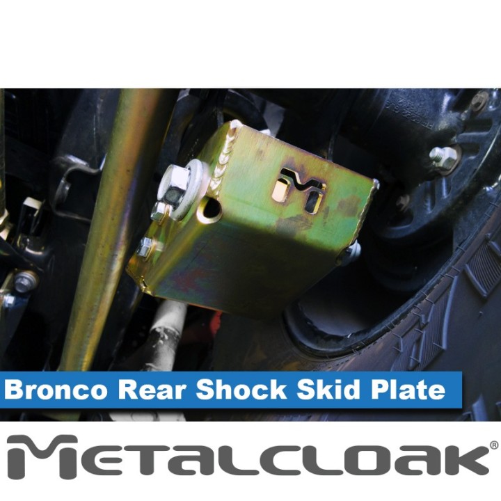 Oslony dolnych mocowan amortyzatorow tylnych, para, Ford Bronco 6G METALCLOAK - ujęcie 3