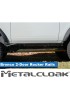 Progi Overline mocowane do ramy, 2-drzwiowy, czarna powloka proszkowa, Ford Bronco 6G