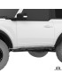Progi Overline mocowane do ramy, 2-drzwiowy, czarna powloka proszkowa, Ford Bronco 6G