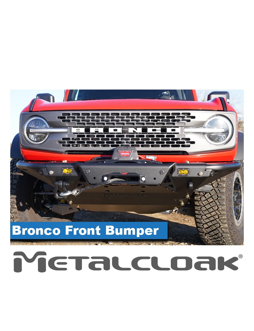 Zderzak przedni, wersja pod wyciagarke, Ford Bronco 6G