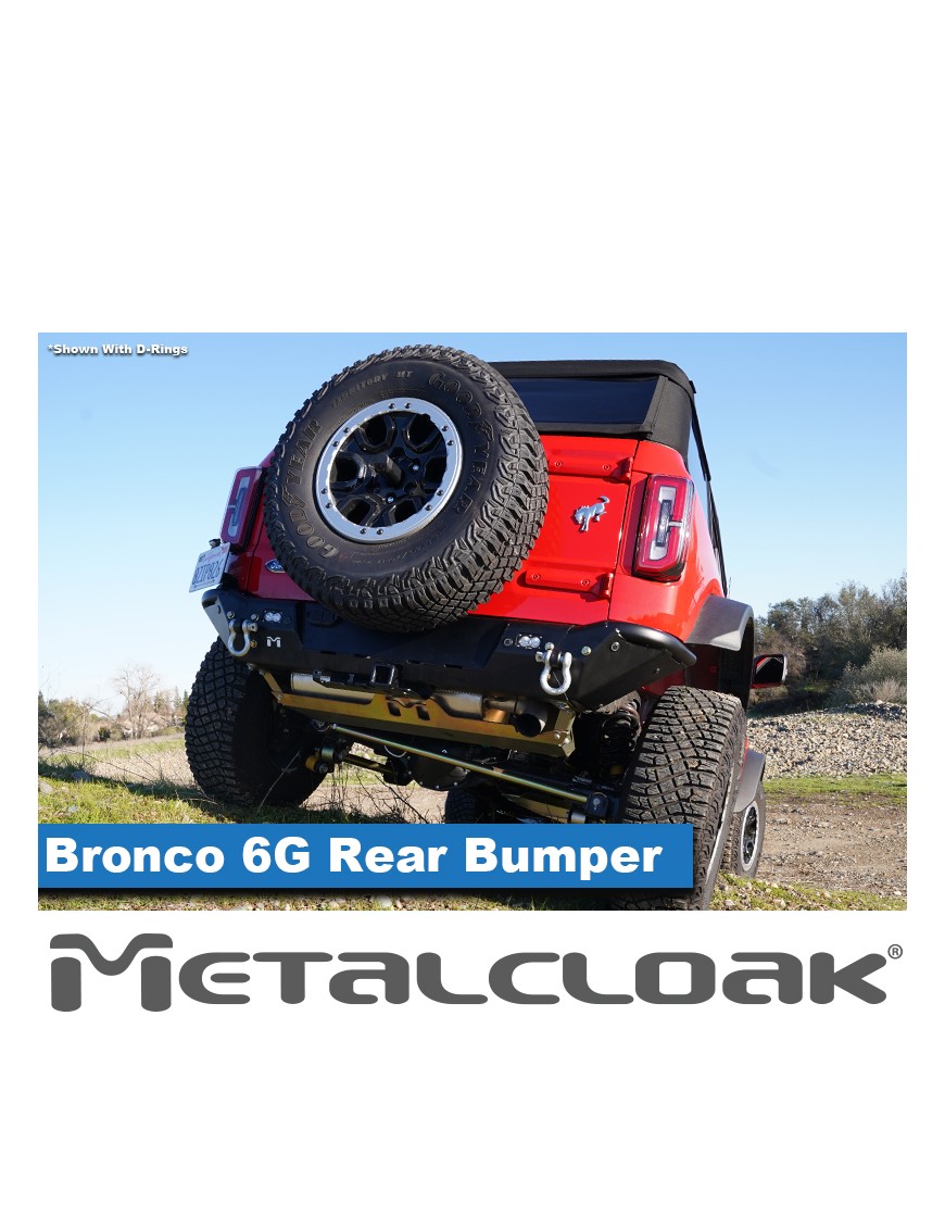 Zderzak tylny, Ford Bronco 6G