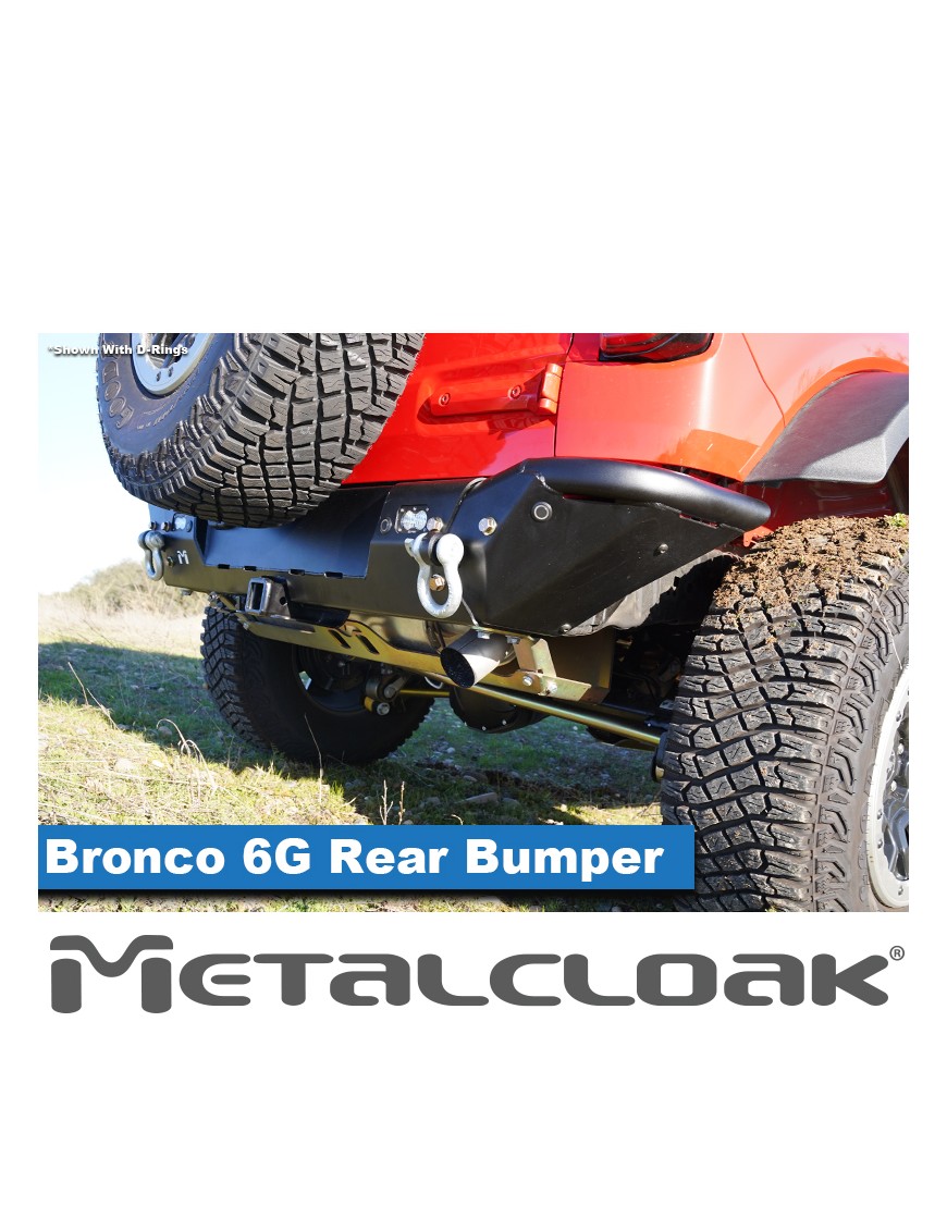 Zderzak tylny, Ford Bronco 6G