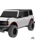 Zestaw Fender Delete, przod i tyl, 4-drzwiowy, czarna powloka proszkowa, Ford Bronco 6G