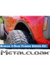 Zestaw Fender Delete, przod i tyl, 4-drzwiowy, czarna powloka proszkowa, Ford Bronco 6G