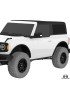 Zestaw Fender Delete, przod i tyl, 4-drzwiowy, czarna powloka proszkowa, Ford Bronco 6G