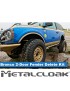Zestaw Fender Delete, przod i tyl, 2-drzwiowy, czarna powloka proszkowa, Ford Bronco 6G