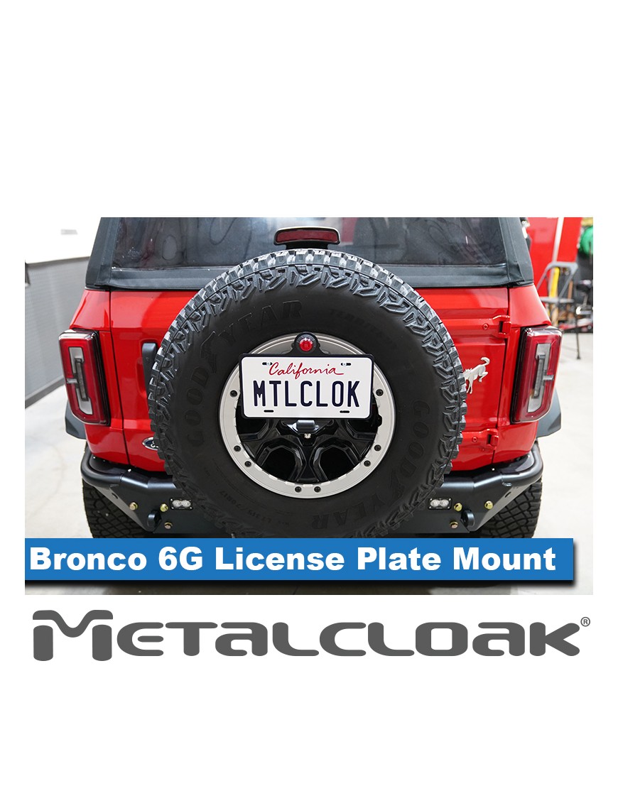 Mocowanie tablicy rejestracyjnej z trzecim swiatlem stop, Ford Bronco 6G