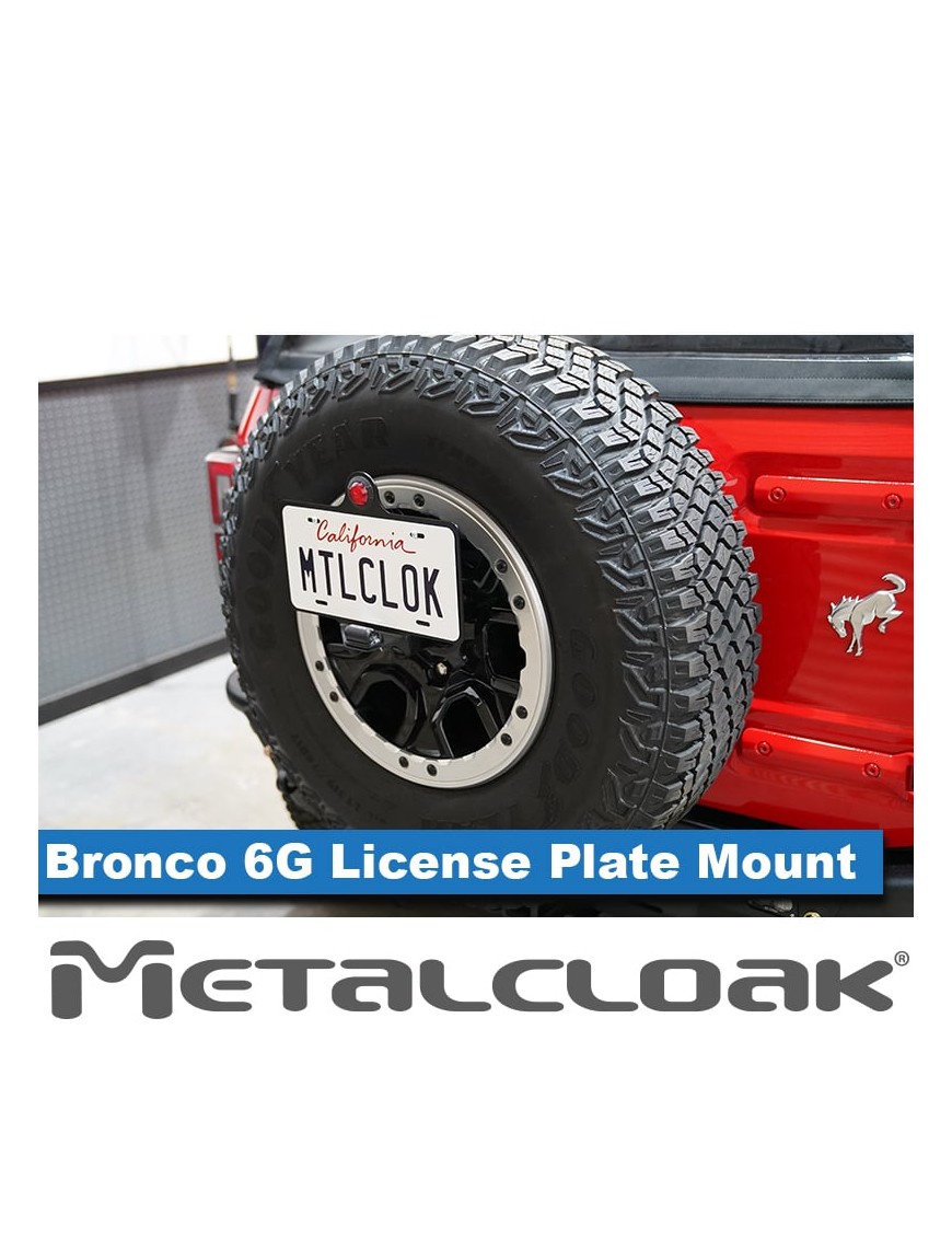 Mocowanie tablicy rejestracyjnej z trzecim swiatlem stop, Ford Bronco 6G