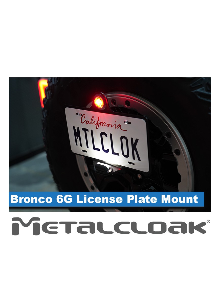 Mocowanie tablicy rejestracyjnej z trzecim swiatlem stop, Ford Bronco 6G