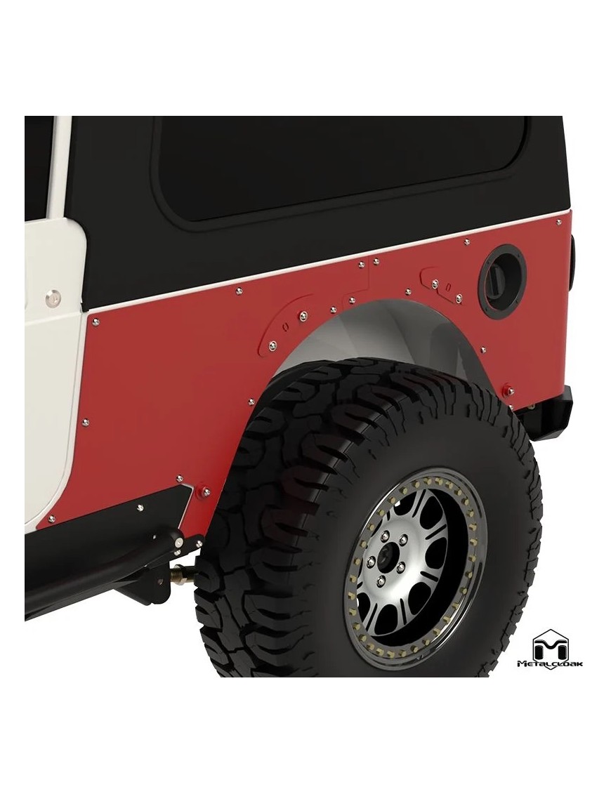 Przedluzone oslony naroznikow, para, LJ Wrangler