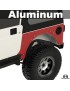 Przedluzone oslony naroznikow, para, TJ Wrangler, aluminium