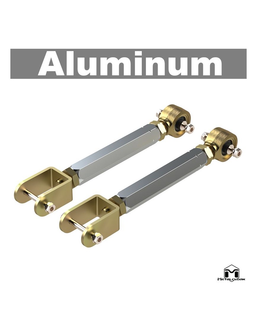 Wahacze aluminiowe z podwojna regulacja, gorne przednie, para, TJ/LJ/XJ