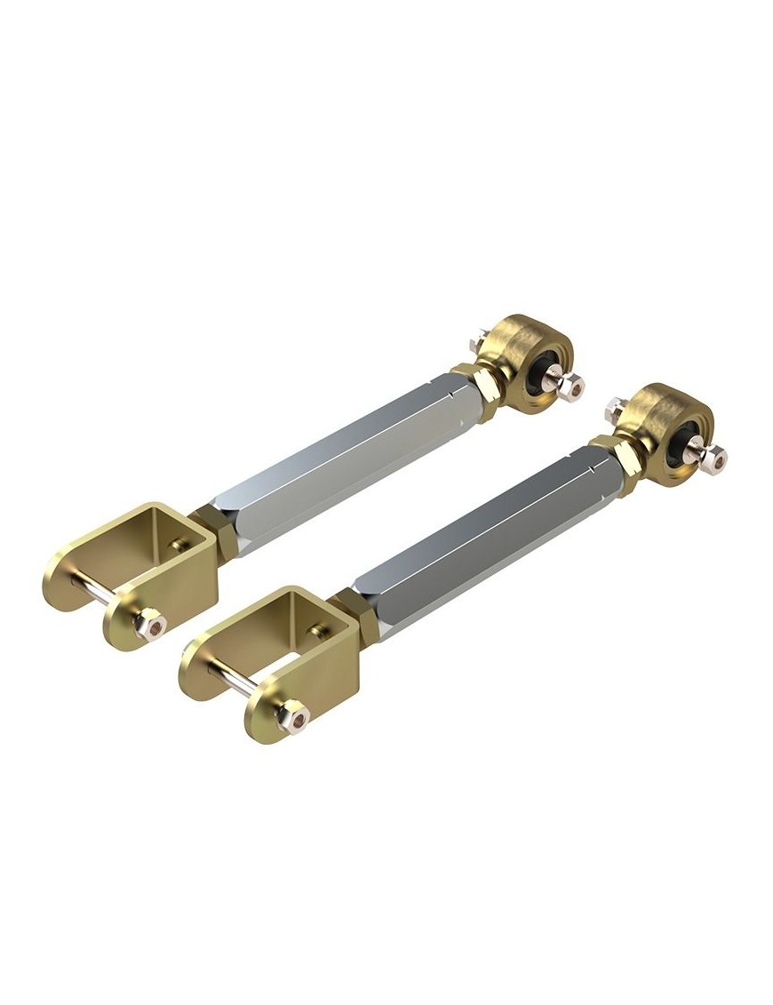 Wahacze aluminiowe z podwojna regulacja, gorne przednie, para, TJ/LJ/XJ