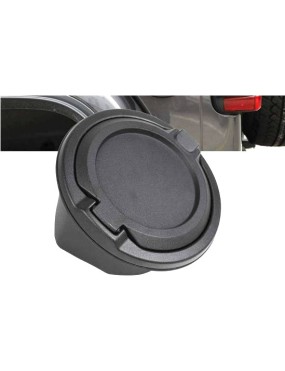 Zamykana klapka wlewu paliwa Jeep Wrangler JL, czarna, aluminium