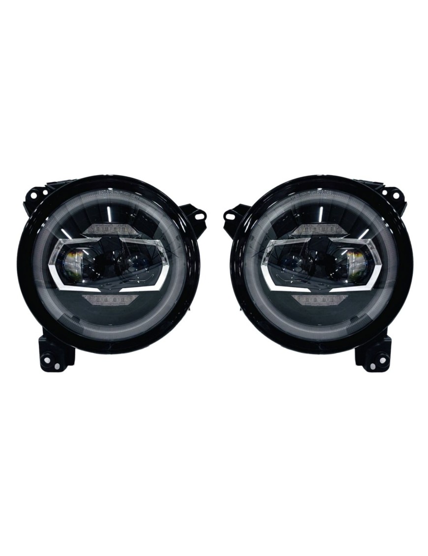 Reflektory LED 9″ Wrangler JL / Gladiator, para – Nomadtech