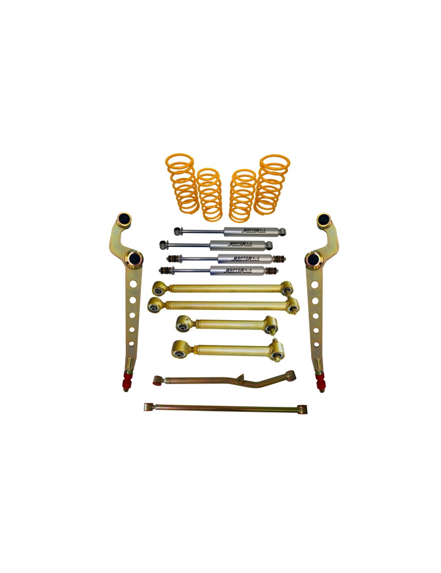 Kompletny zestaw zawieszenia +4" (10 cm) Raptor 4x4 Nissan Patrol Y61 3D