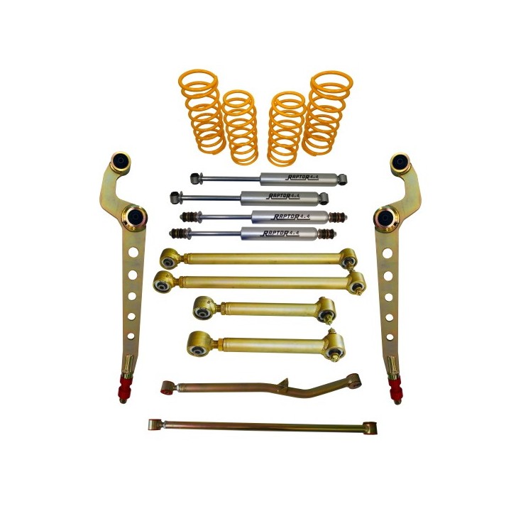 Kompletny zestaw zawieszenia +4" (10 cm) Raptor 4x4 Nissan Patrol Y61 5D - ujęcie 2