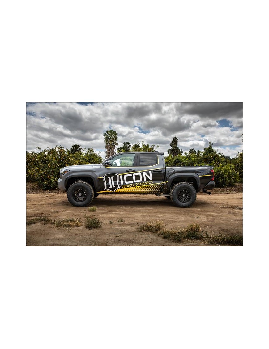 Tylne hydrauliczne odboje ICON 56123 2,0" – Toyota Tacoma 2024+
