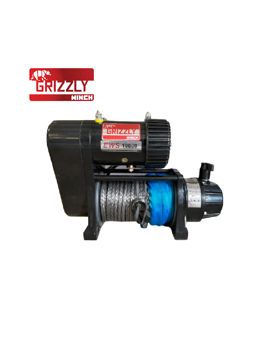 Wyciągarka Grizzly Twin EWS 10000 lbs 80:1 lina syntetyczna