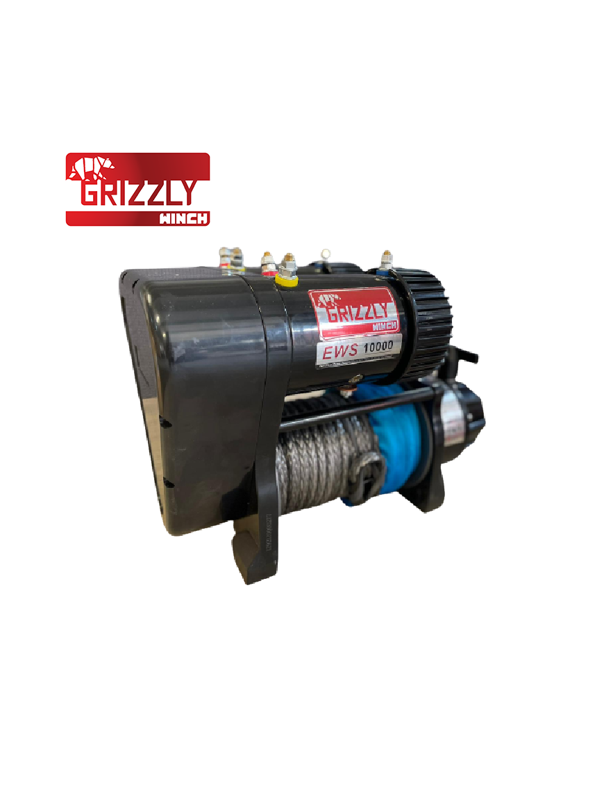 Wyciągarka Grizzly Twin EWS 10000 lbs 80:1 lina syntetyczna