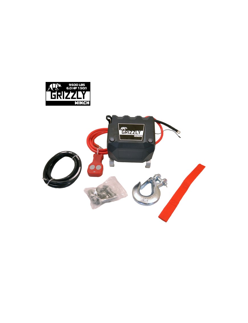 Wyciągarka Grizzly Winch 9500 lbs 150:1 lina syntetyczna