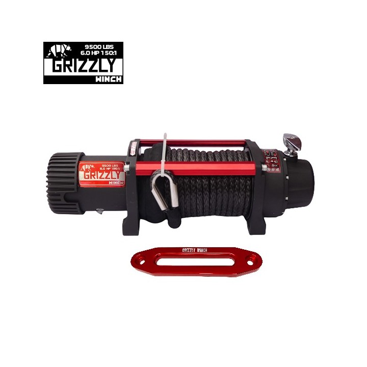 Wyciągarka Grizzly Winch 9500 lbs 150:1 lina syntetyczna Nomadtech - ujęcie 5