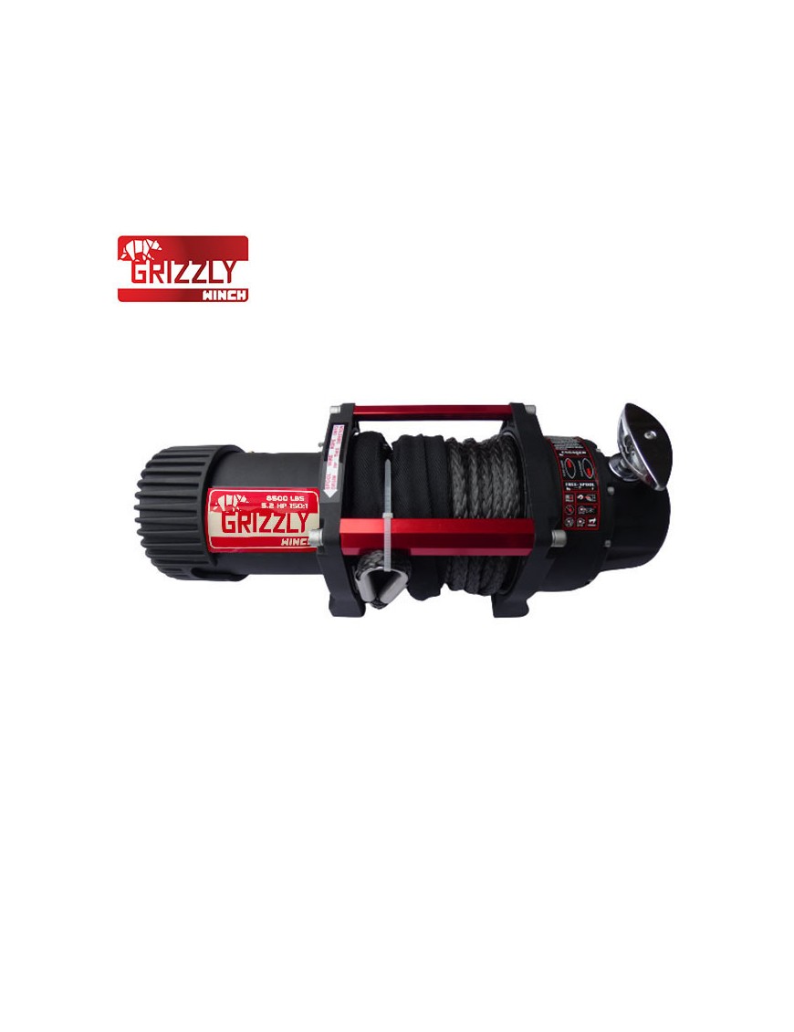 Wyciągarka Grizzly Winch 8500 lbs 150:1, lina syntetyczna