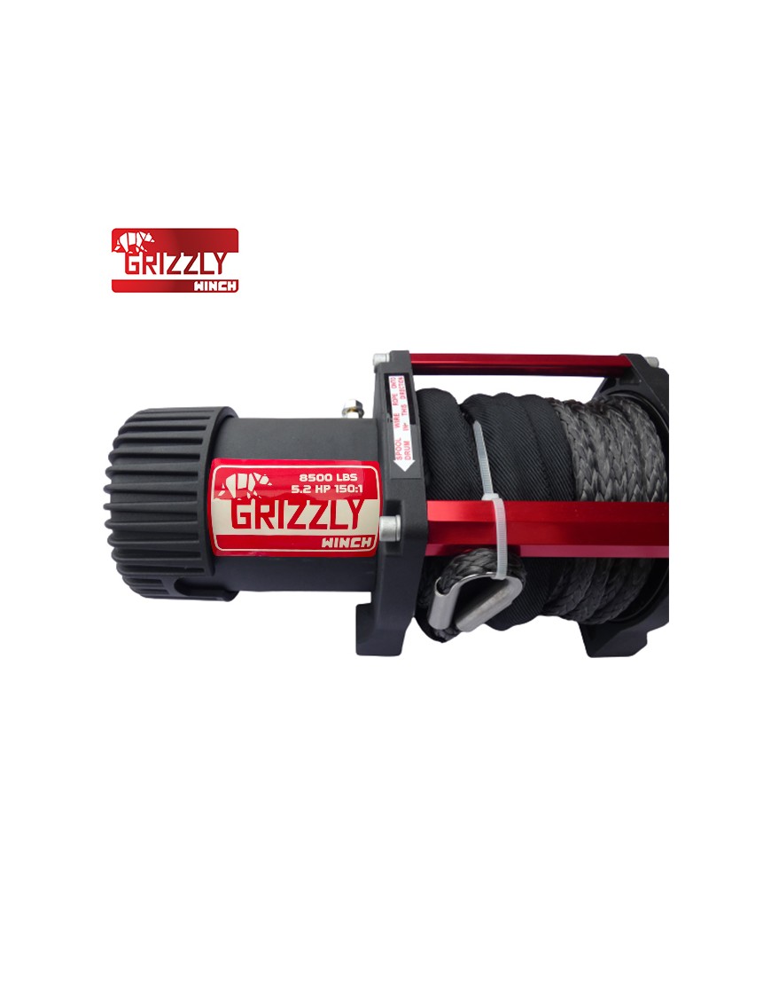 Wyciągarka Grizzly Winch 8500 lbs 150:1, lina syntetyczna