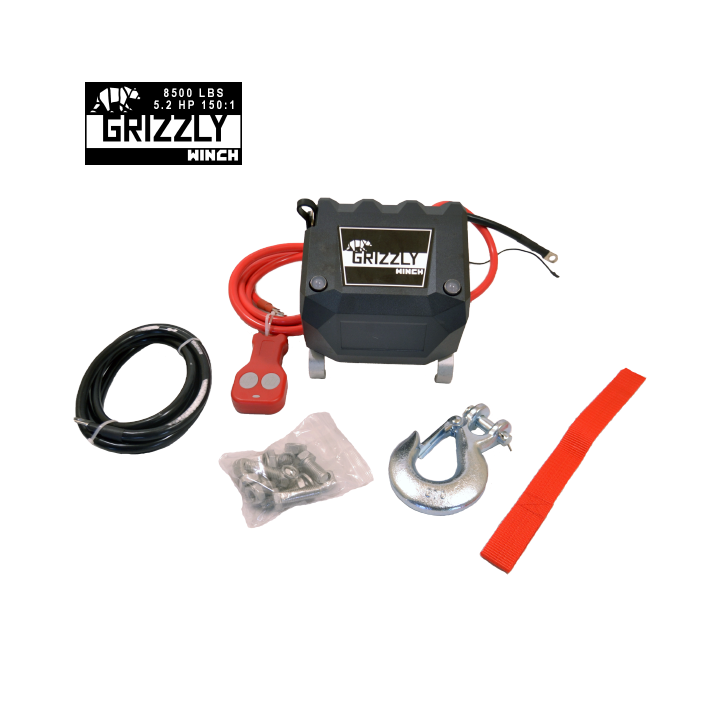 Wyciągarka Grizzly Winch 8500 lbs 150:1, lina syntetyczna Nomadtech - ujęcie 9