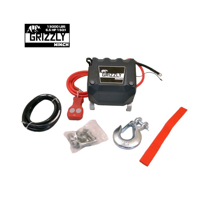 Wyciągarka Grizzly Winch 13000 lbs 150:1 lina syntetyczna Nomadtech - ujęcie 6