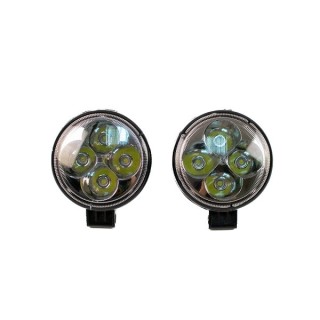 Zestaw 2 okrągłych lamp LED 24 W 8,3 cm Raptor 4x4 - ujęcie 2