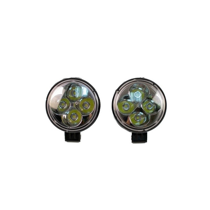Zestaw 2 okrągłych lamp LED 24 W 8,3 cm Raptor 4x4 - ujęcie 2