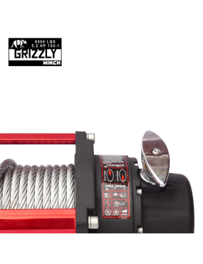 Wyciągarka Grizzly Winch 8500 lbs 150:1, lina stalowa