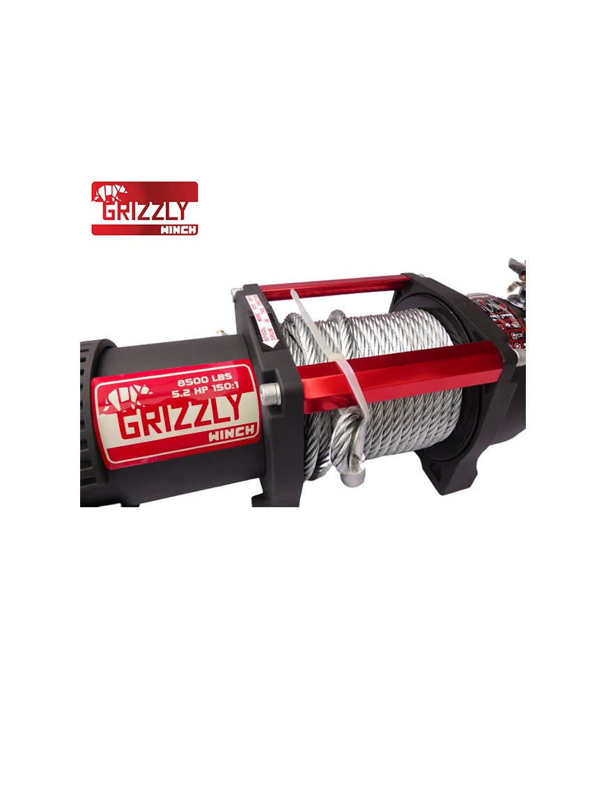 Wyciągarka Grizzly Winch 8500 lbs 150:1, lina stalowa