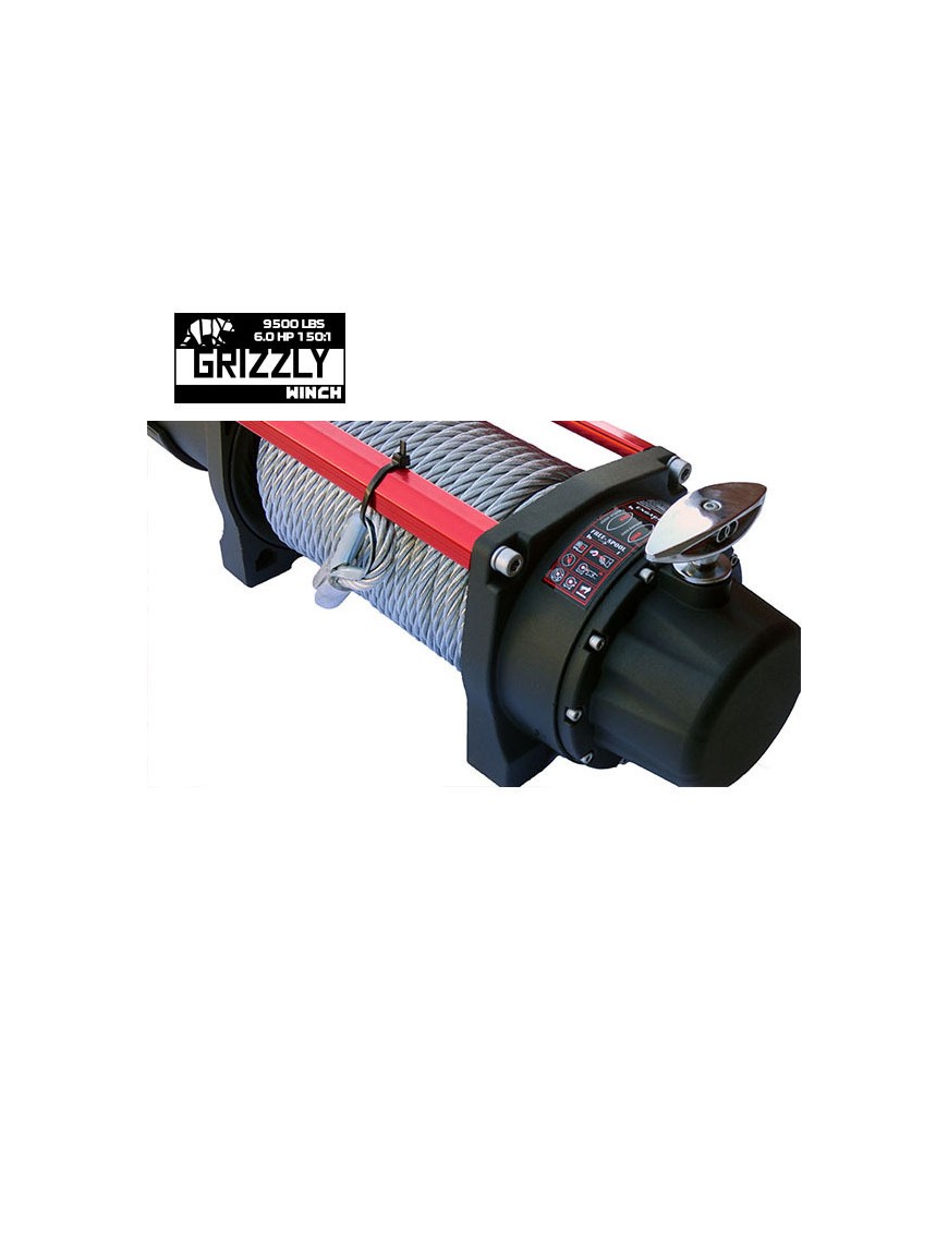 Wyciągarka Grizzly Winch 9500 lbs 150:1 lina stalowa 12V