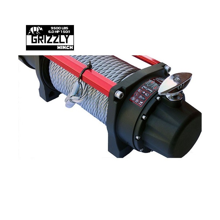 Wyciągarka Grizzly Winch 9500 lbs 150:1 lina stalowa 12V Nomadtech - ujęcie 4