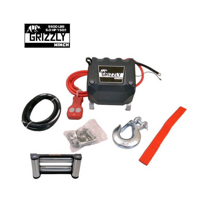 Wyciągarka Grizzly Winch 9500 lbs 150:1 lina stalowa 12V Nomadtech - ujęcie 5