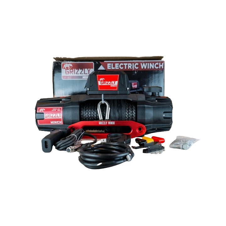 Wyciągarka Grizzly Winch 13500 lbs 150:1 lina syntetyczna Nomadtech - ujęcie 2