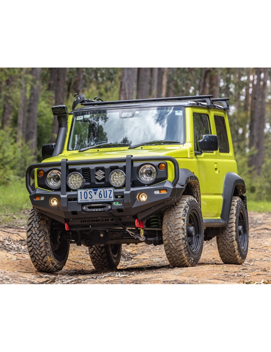 Stalowy zderzak przedni Ironman 4x4 Deluxe Bull Bar — Suzuki Jimny GJ/JB74 od 2018